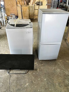 洗濯機と冷蔵庫とテレビ
